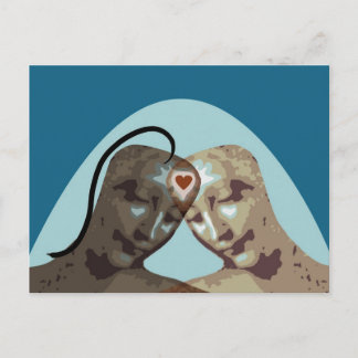 Love forever postcard