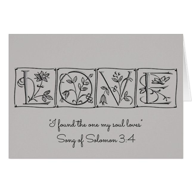 Love~Found celui mon âme Loves~Scripture~Wedding (Devant Horizontal)