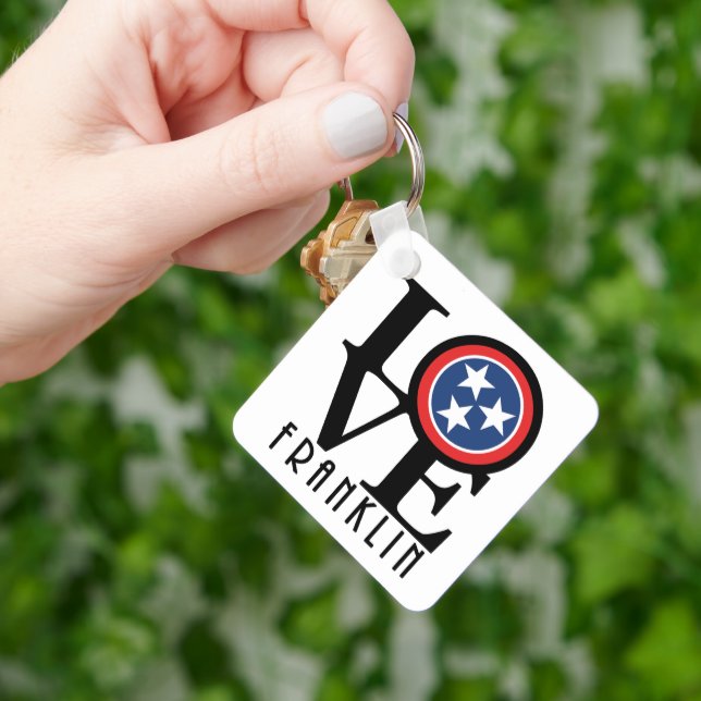 LOVE Franklin Tennessee  Keychain (Hand)