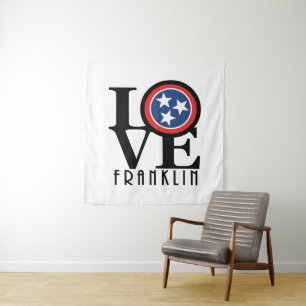 LOVE Franklin Tennessee Tapestry