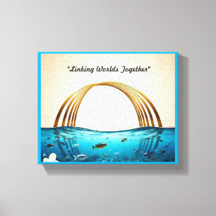  "Love friendship" Canvas Print