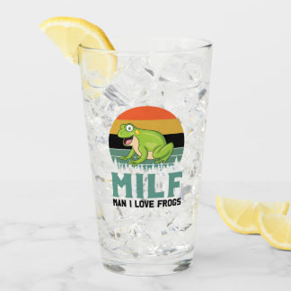 Love Frogs Glass Tumbler