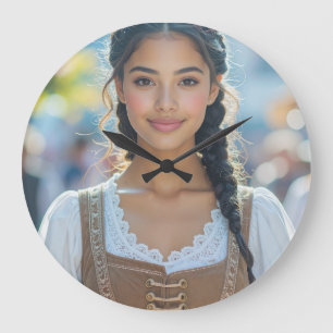 LOVE FROM BAVARIA LARGE CLOCK