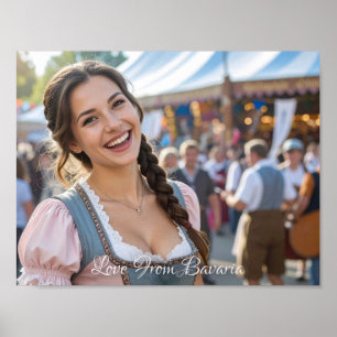 LOVE FROM BAVARIA POSTER