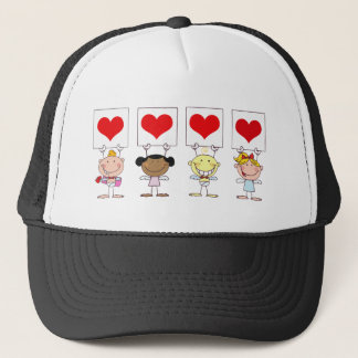 Love from Different Nationalities Trucker Hat