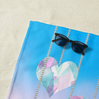 Love from Heaven Beach Towel