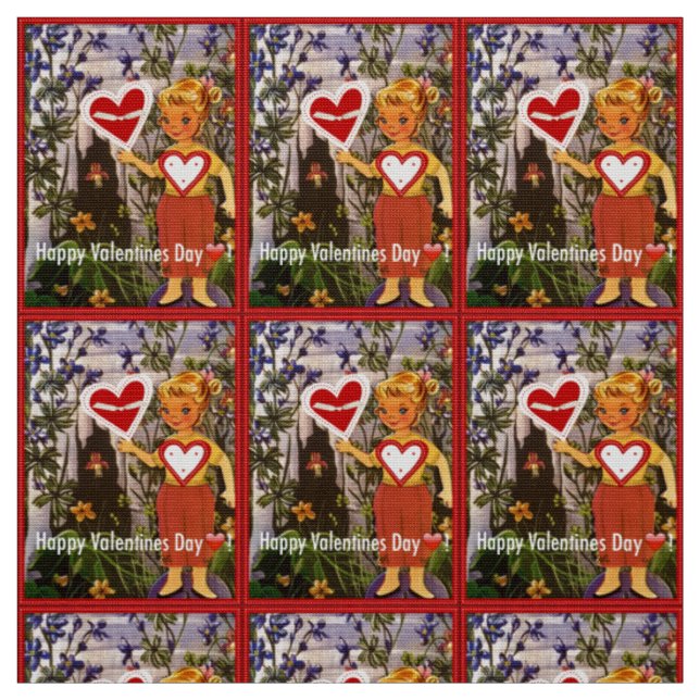 Love from Hiking Blonde Fabric (Swatch)