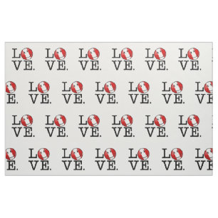 Love From Peru Smiling Peruvian Flag Fabric