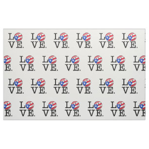 Love From Puerto Rico Fabric