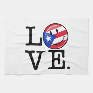 Love From Puerto Rico Kitchen Towel