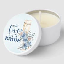Love from the Bride Something Blue Bridal Shower