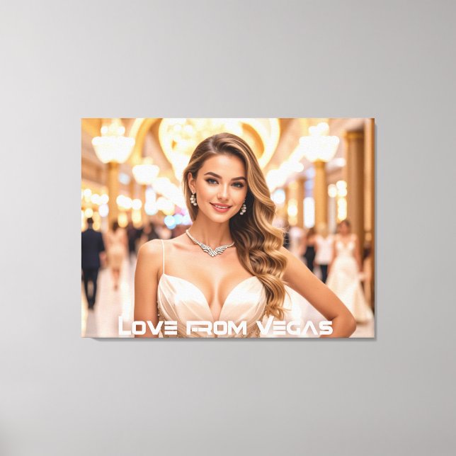 LOVE FROM VEGAS CANVAS PRINT (Front)