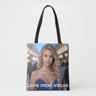 LOVE FROM VEGAS TOTE BAG