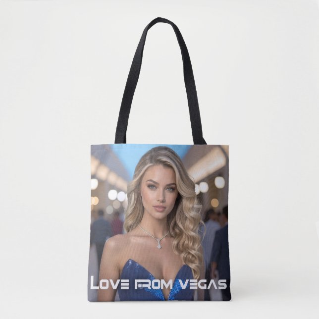 LOVE FROM VEGAS TOTE BAG (Front)