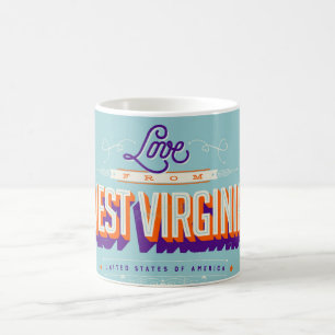LOVE from West Virginia  Coffee Mug