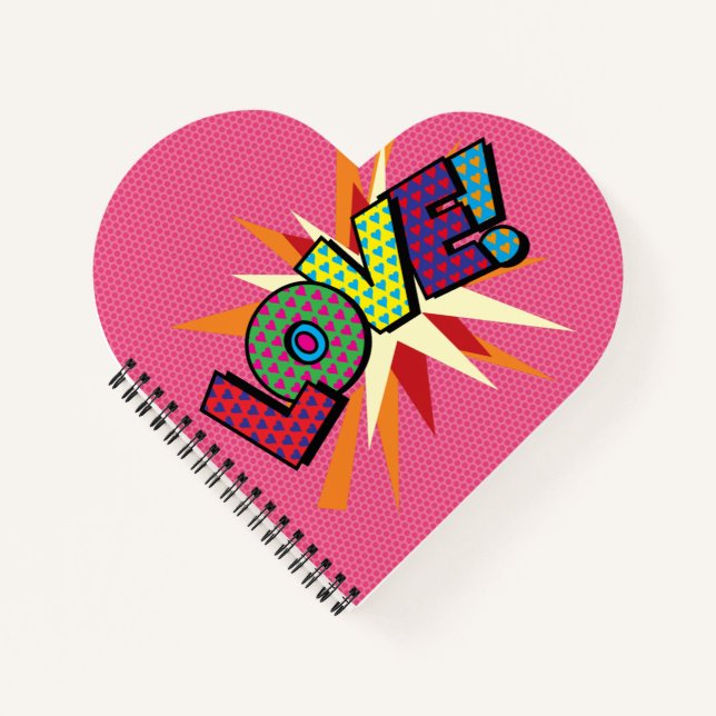 LOVE Fun Retro Comic Book (Front)