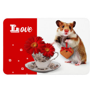 Love. Funny Hamster Mother's Day Gift Magnet