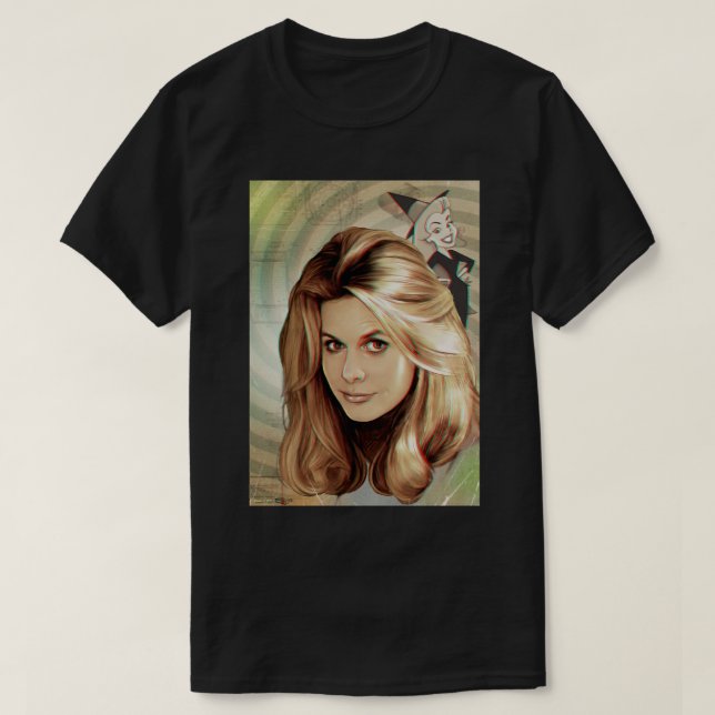 Love Funny Man Elizabeth Montgomery Samantha From  T-Shirt (Design Front)