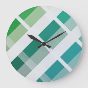 LOVE FUTURE MULTICOLOR INCLINED by masanser Large Clock
