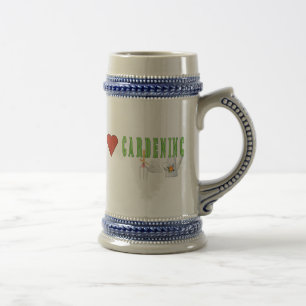 Love Gardening Beer Stein