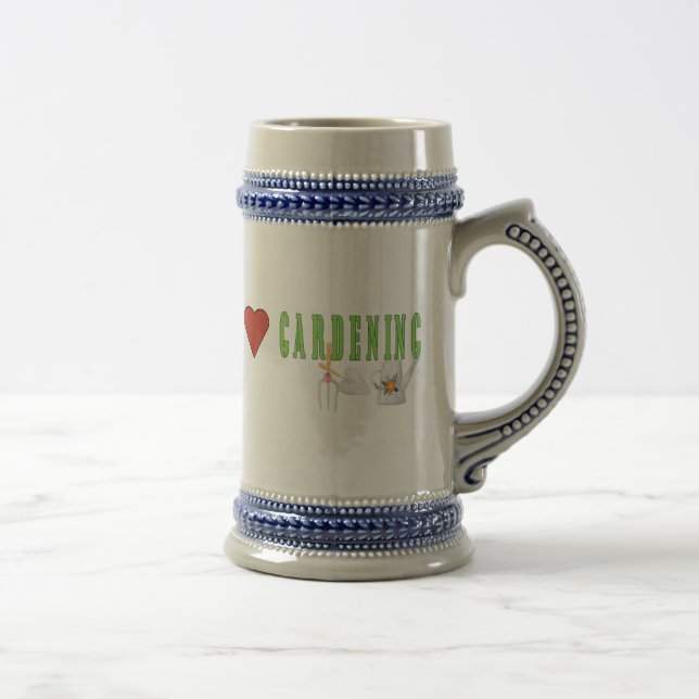 Love Gardening Beer Stein (Right)