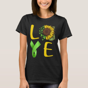 love gastroparesis ribbon sunflower T-Shirt