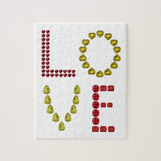 Love Gemstone Puzzle (Vertical)