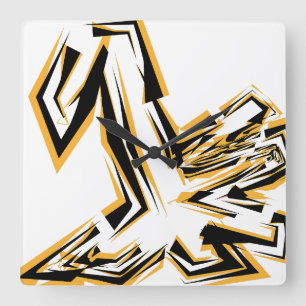 LOVE GEOMESKY ANIMALS giraffe BY MASANSER Square Wall Clock