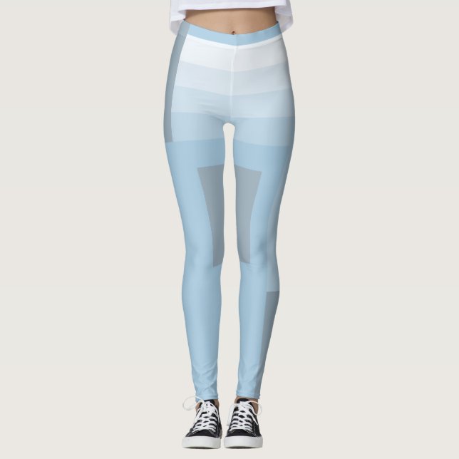LOVE GEOMESKY BY MASANSER PIXELAT LEGGINGS (Front)