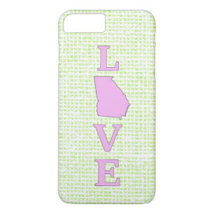 LOVE Georgia State Map Case-Mate iPhone Case