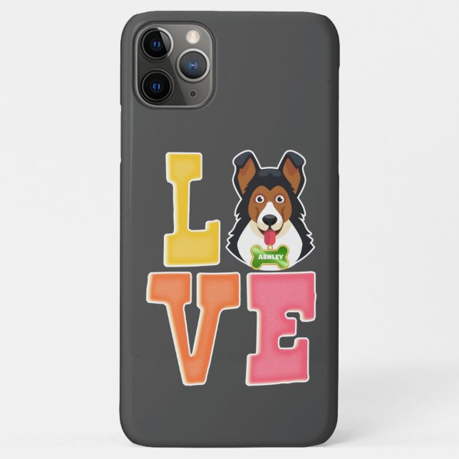 Love German Shepherd  Cute Dog Dad Dog Mom Case-Mate iPhone Case (Back)