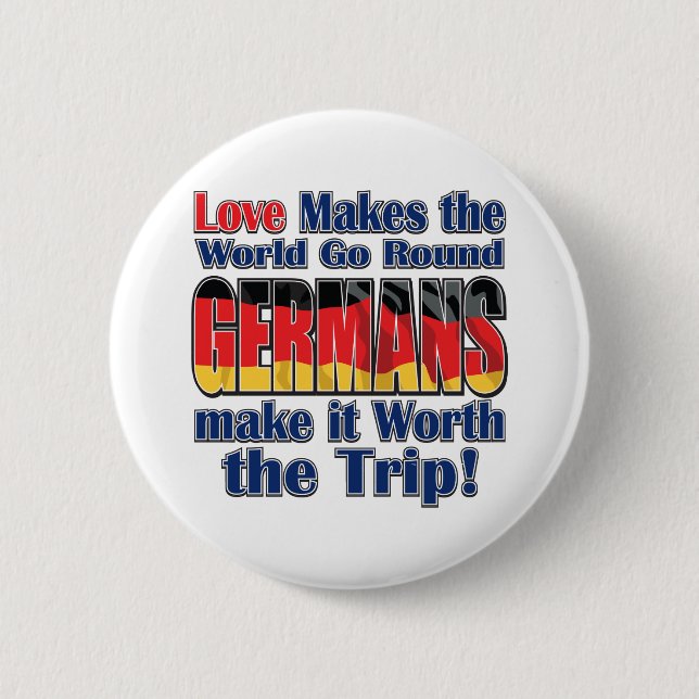 Love-Germans 2 Inch Round Button (Front)