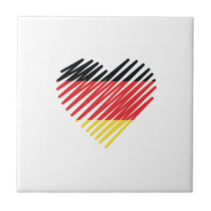 Love Germany Pride Tile