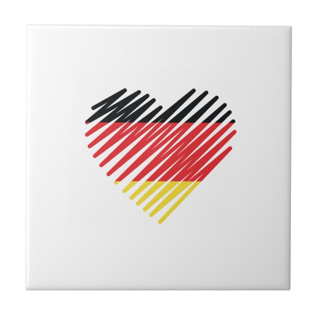 Love Germany Pride Tile (Front)