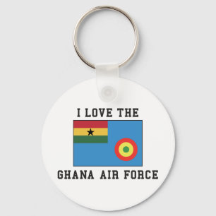 Love Ghana Air Force Keychain