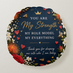 LOVE GIFT FOR FATHER'S DAY ROUND PILLOW