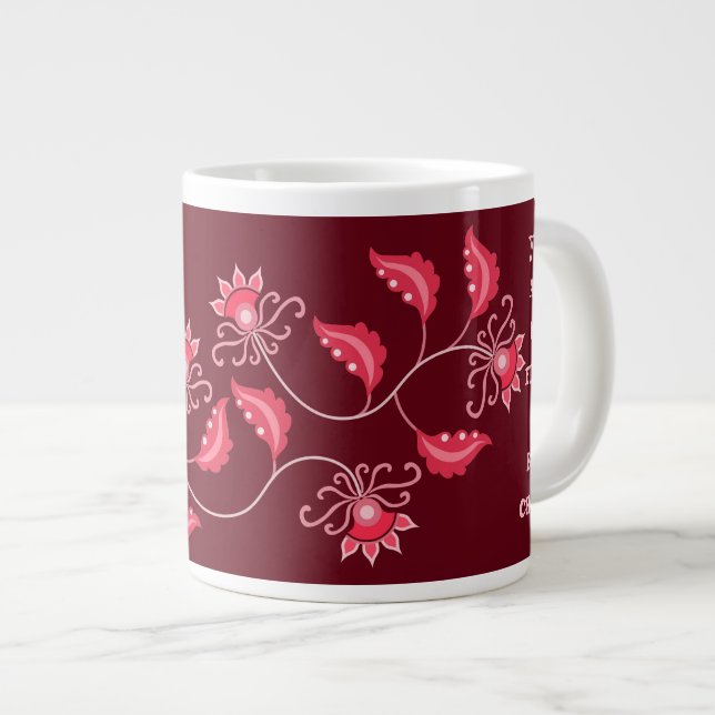 LOVE GIFT FOR GIRLFRIEND, WIFE, HUSBAND LARGE COFFEE MUG (Front Right)