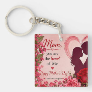 LOVE GIFT FOR MOTHER'S DAY KEYCHAIN