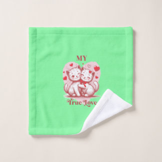 LOVE GIFT FOR MOTHER'S DAY WASH CLOTH