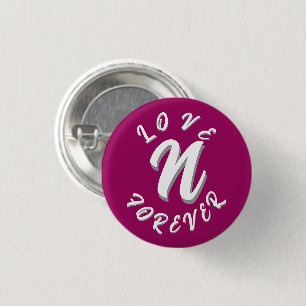 LOVE GIFT HUSBAND WIFE GIRLFRIEND BOYFRIEND FRIEND 1 INCH ROUND BUTTON