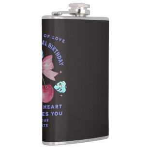 LOVE GIFT MOM DAD SISTER BROTHER BOSS TEACHER SON HIP FLASK