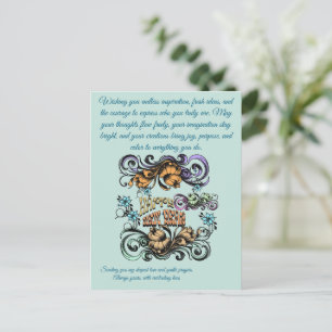 LOVE GIFT MOM DAD TEACHER BOSS SON SISTER BROTHER HOLIDAY POSTCARD