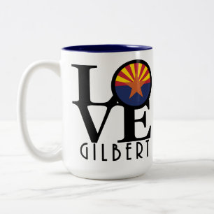 LOVE Gilbert Arizona 15oz Two-Tone Coffee Mug