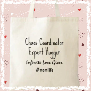 Love Giver Cute Mom Slogan Modern Mum Gift Tote Bag