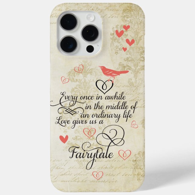 Love gives us a Fairy Tale Wedding Case-Mate iPhone Case (Back)