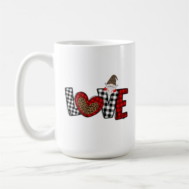 LOVE Gnome Coffee Mug (Left)