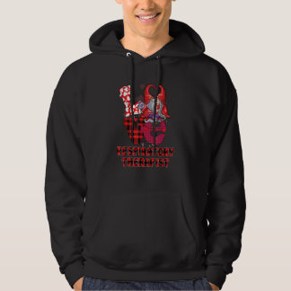 Love Gnome Respiratory Therapist Valentines Day He Hoodie