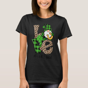Love Gnome Teacher Squad St Patrick's Day Pre K Gr T-Shirt