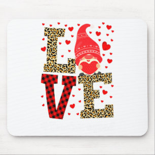 Love Gnome Teacher Squad Valentines Day Teacher St Mouse Pad