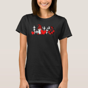 Love Gnome Valentines Day Gnomes Heart Valentine B T-Shirt